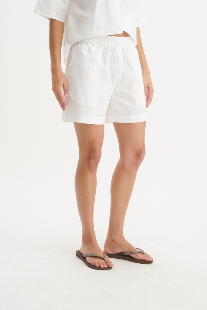 Basic Apparel Silje Shorts Shorts 423 Bright White